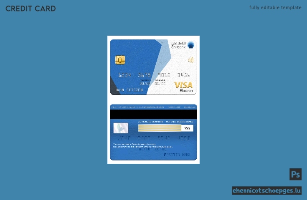 Beispielvorschau der Qatar Ahilbank Visa Electron Karte